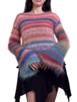Double face mohair sweater